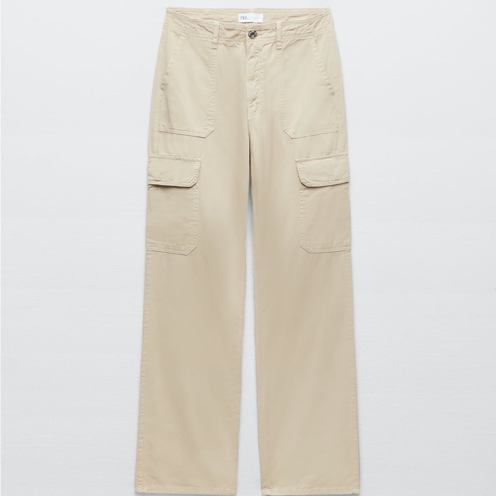 Zara Cargo Straight Leg Pant